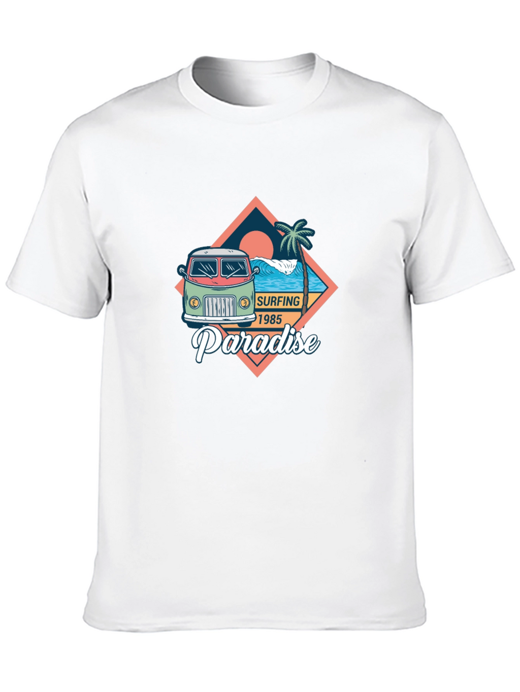 Surfing Paradise 1985 Graphic T-Shirt
