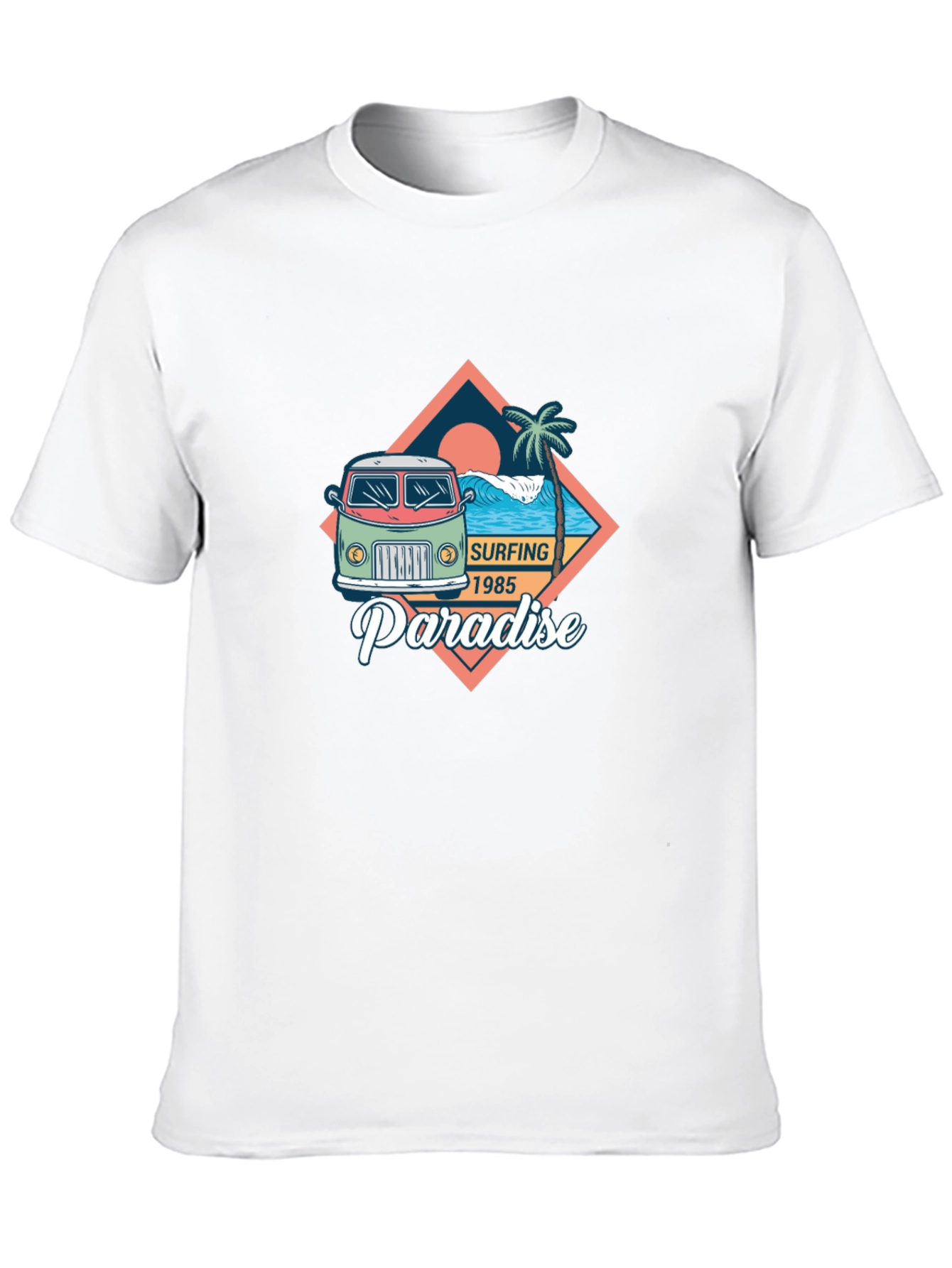 Surfing Paradise 1985 Graphic T-Shirt