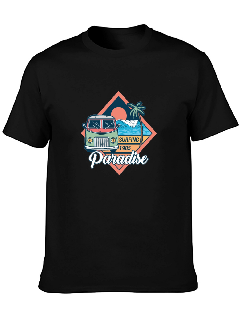 Surfing Paradise 1985 Graphic T-Shirt