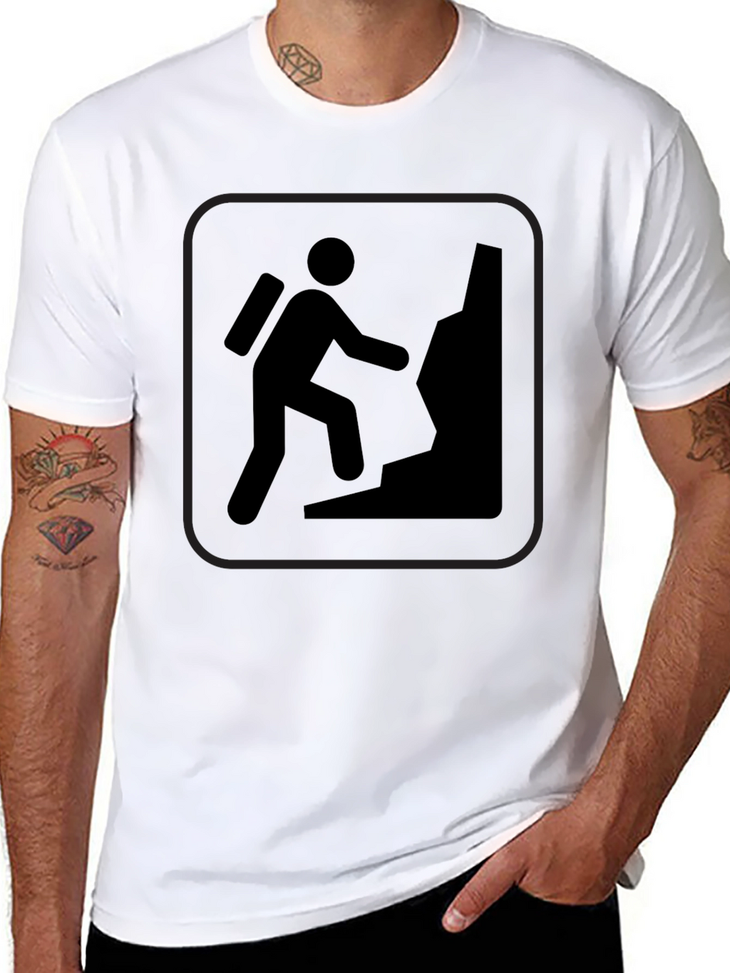 Hiking Adventure Black T-Shirt