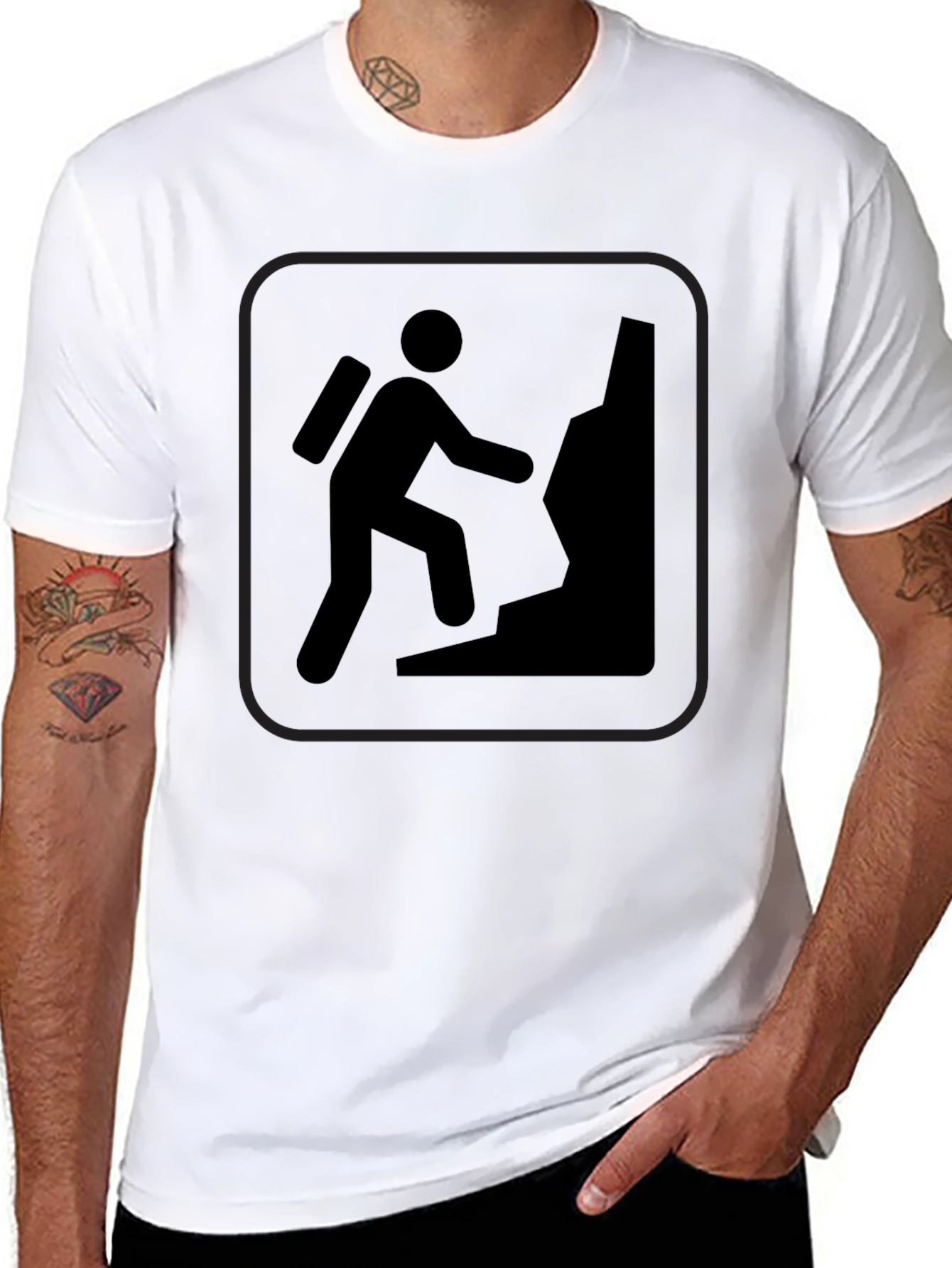Hiking Adventure Black T-Shirt