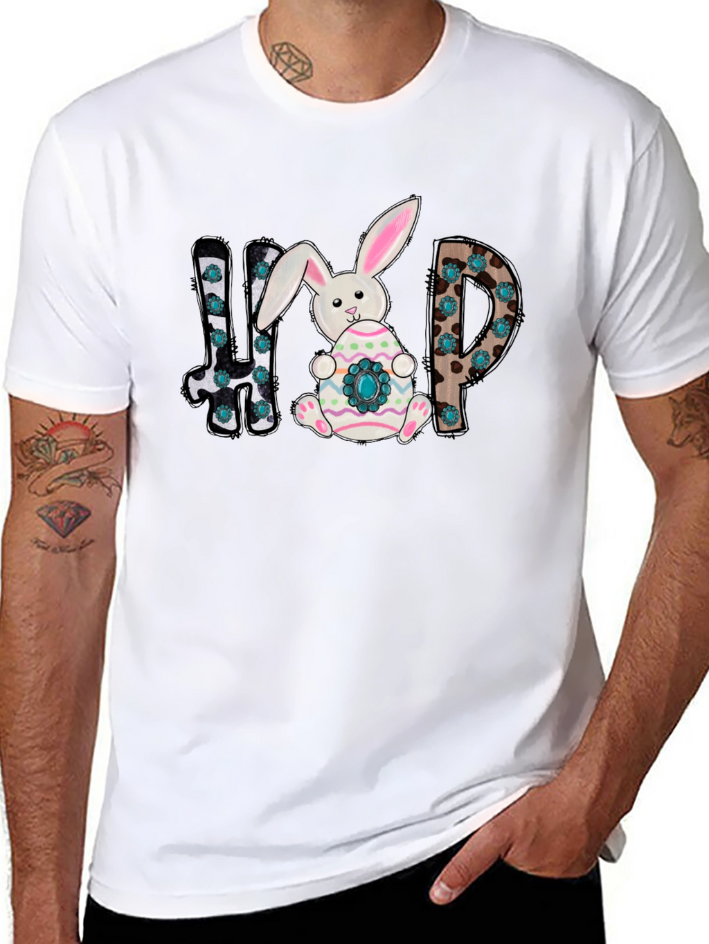 Easter Bunny HIP Graphic T-Shirt