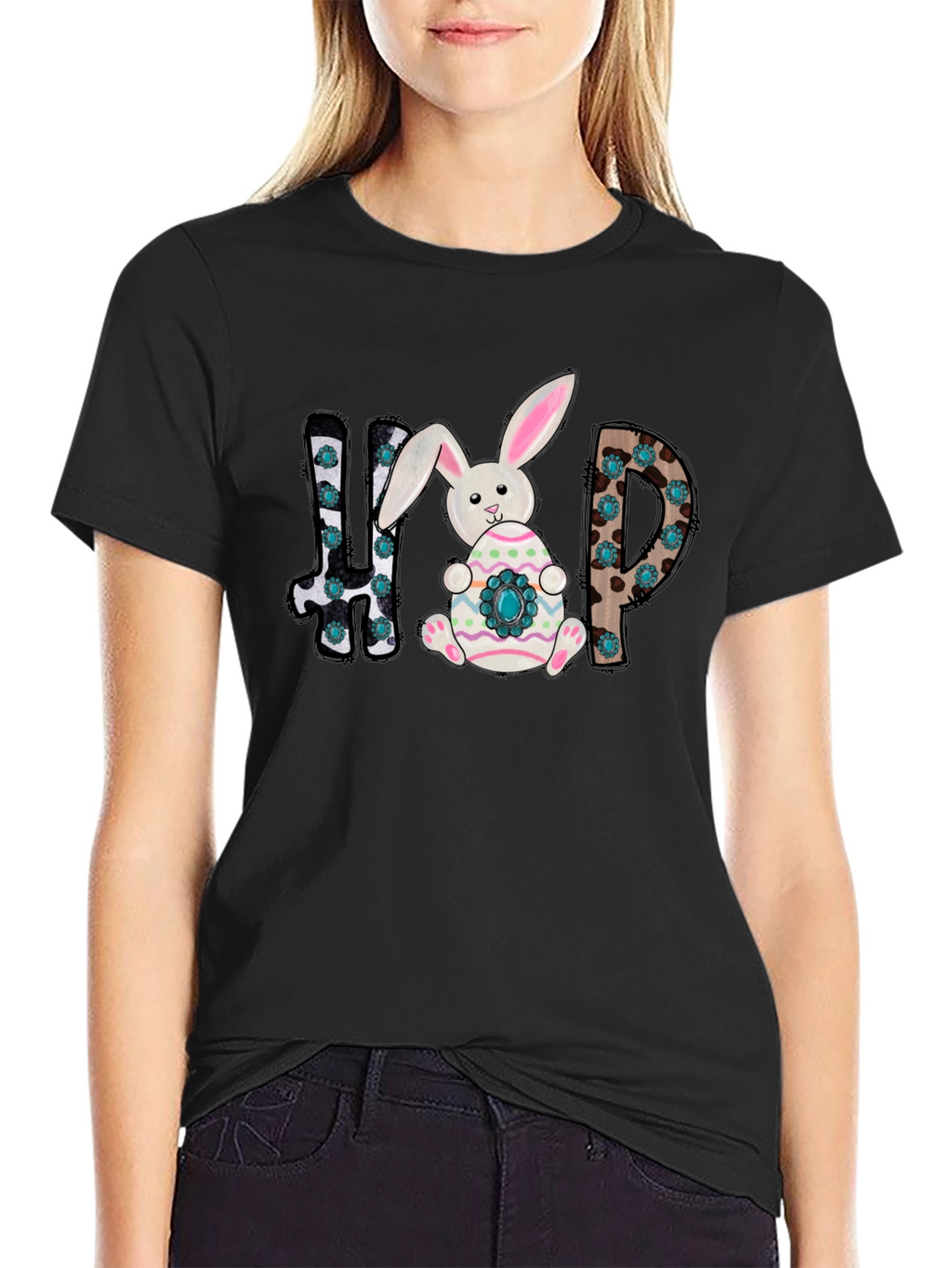 Easter Bunny HIP Graphic T-Shirt