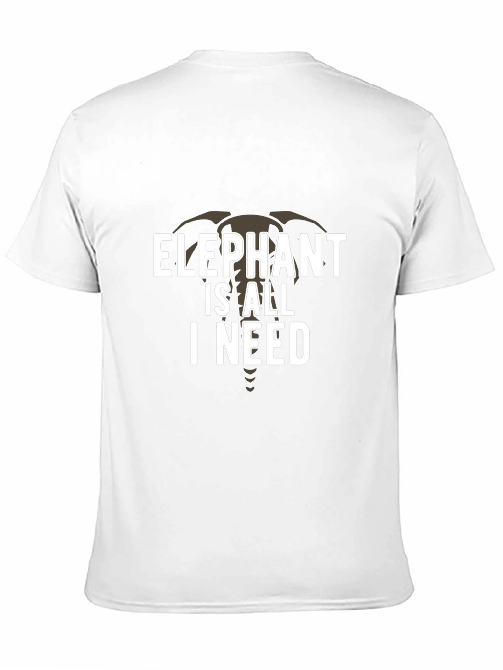 Elephant Is All I Need Graphic Tee - Black