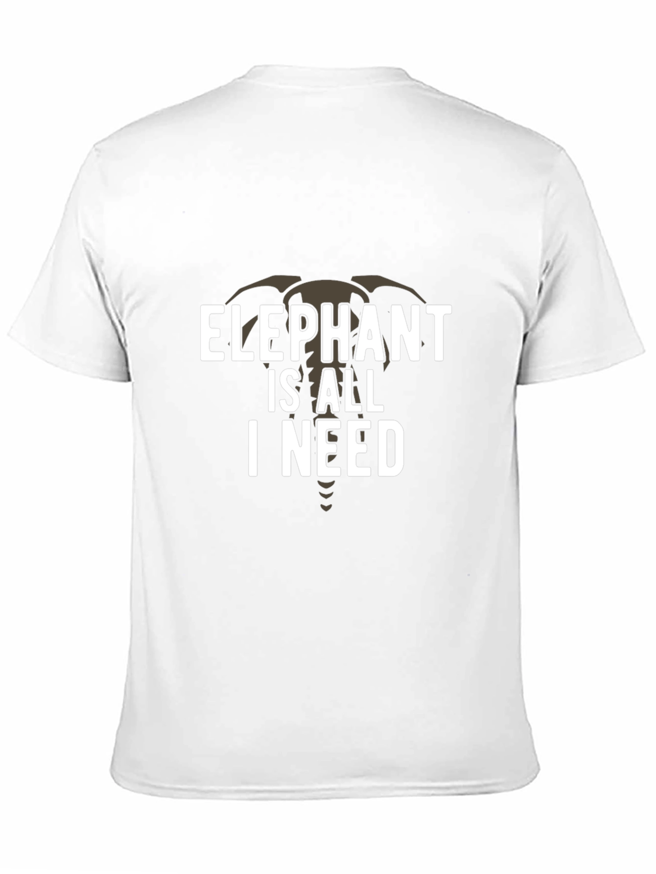 Elephant Is All I Need Graphic Tee - Black