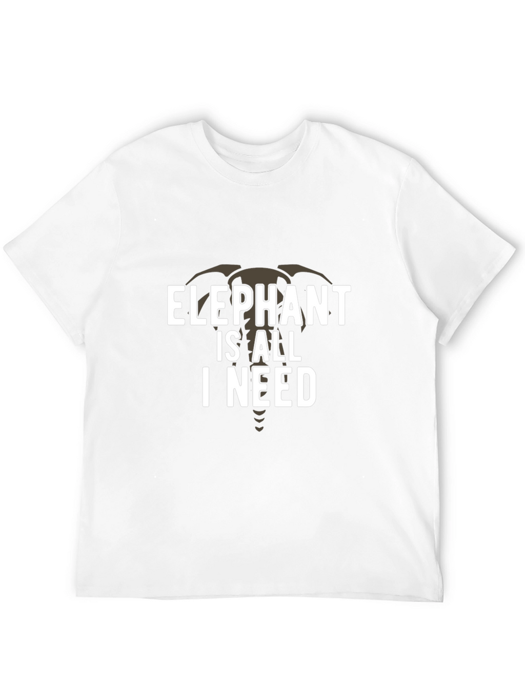Elephant Is All I Need Graphic Tee - Black