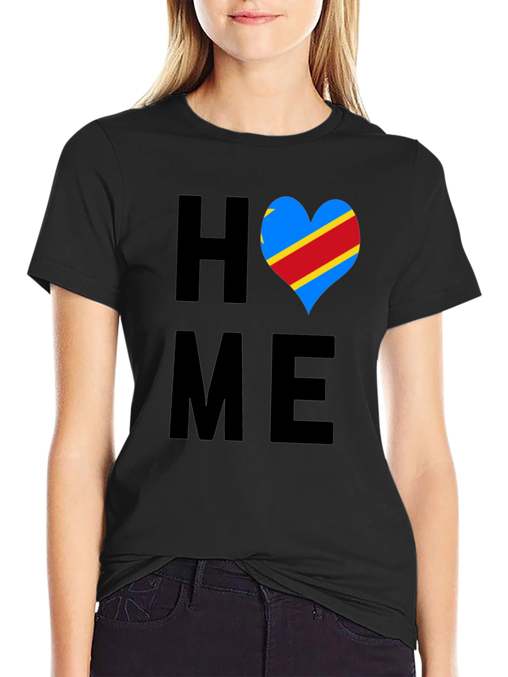 HOME Congo Heart Flag T-Shirt