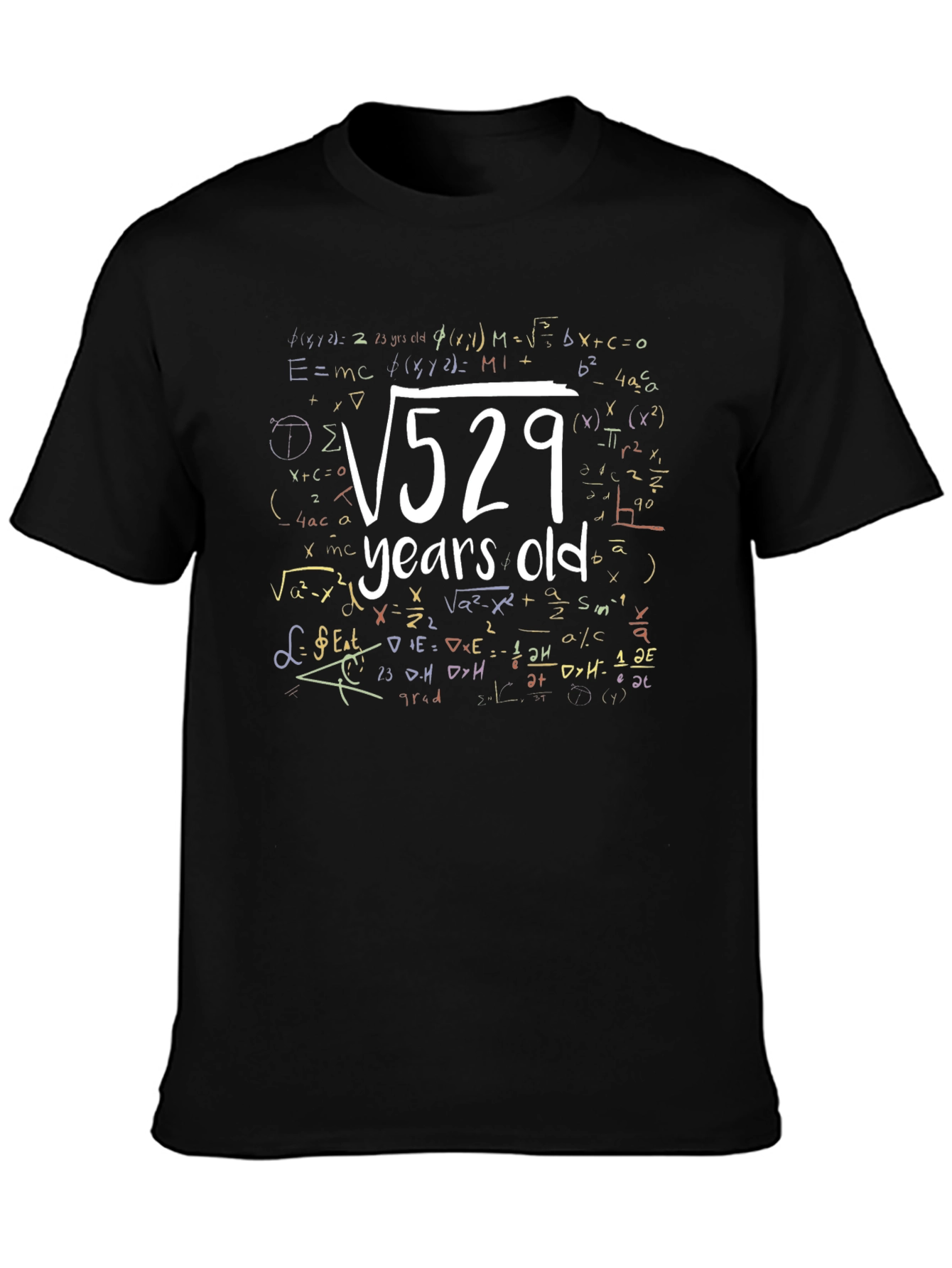 Math Formula 23rd Birthday T-Shirt Square Root of 529