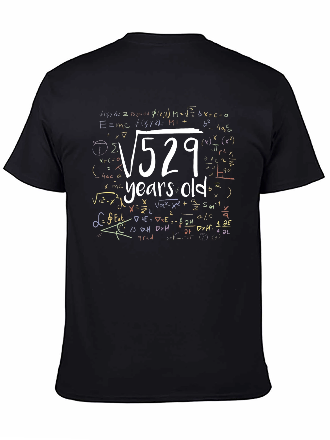 Math Formula 23rd Birthday T-Shirt Square Root of 529