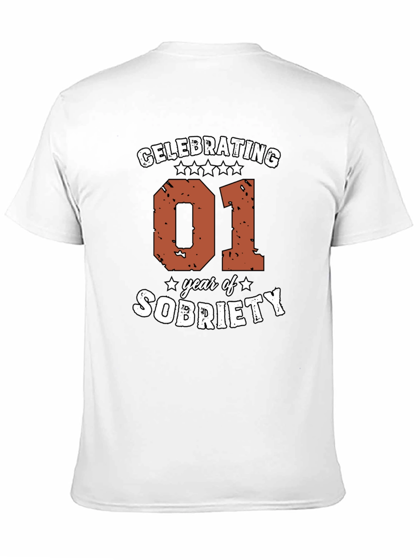 Celebrating 01 Year of Sobriety Graphic Tee
