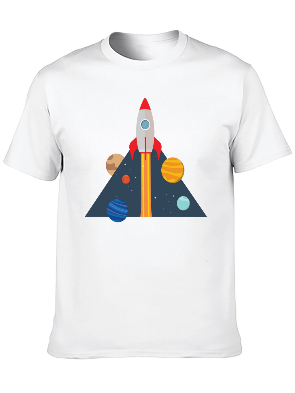 Rocket Launch T-Shirt - Space Adventure Graphic Tee
