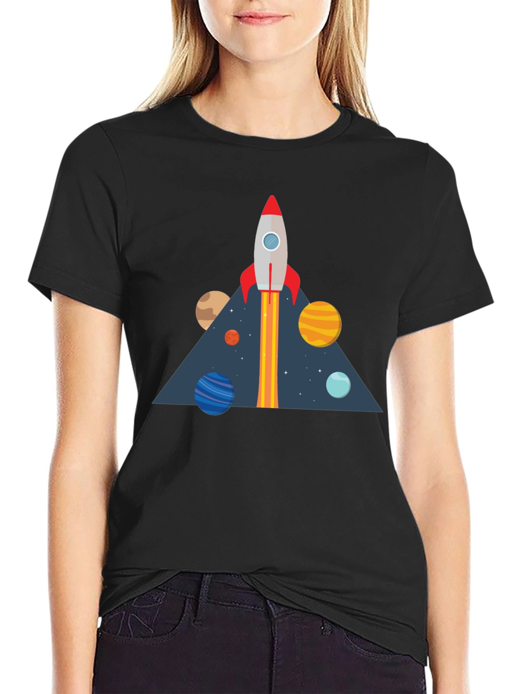Rocket Launch T-Shirt - Space Adventure Graphic Tee