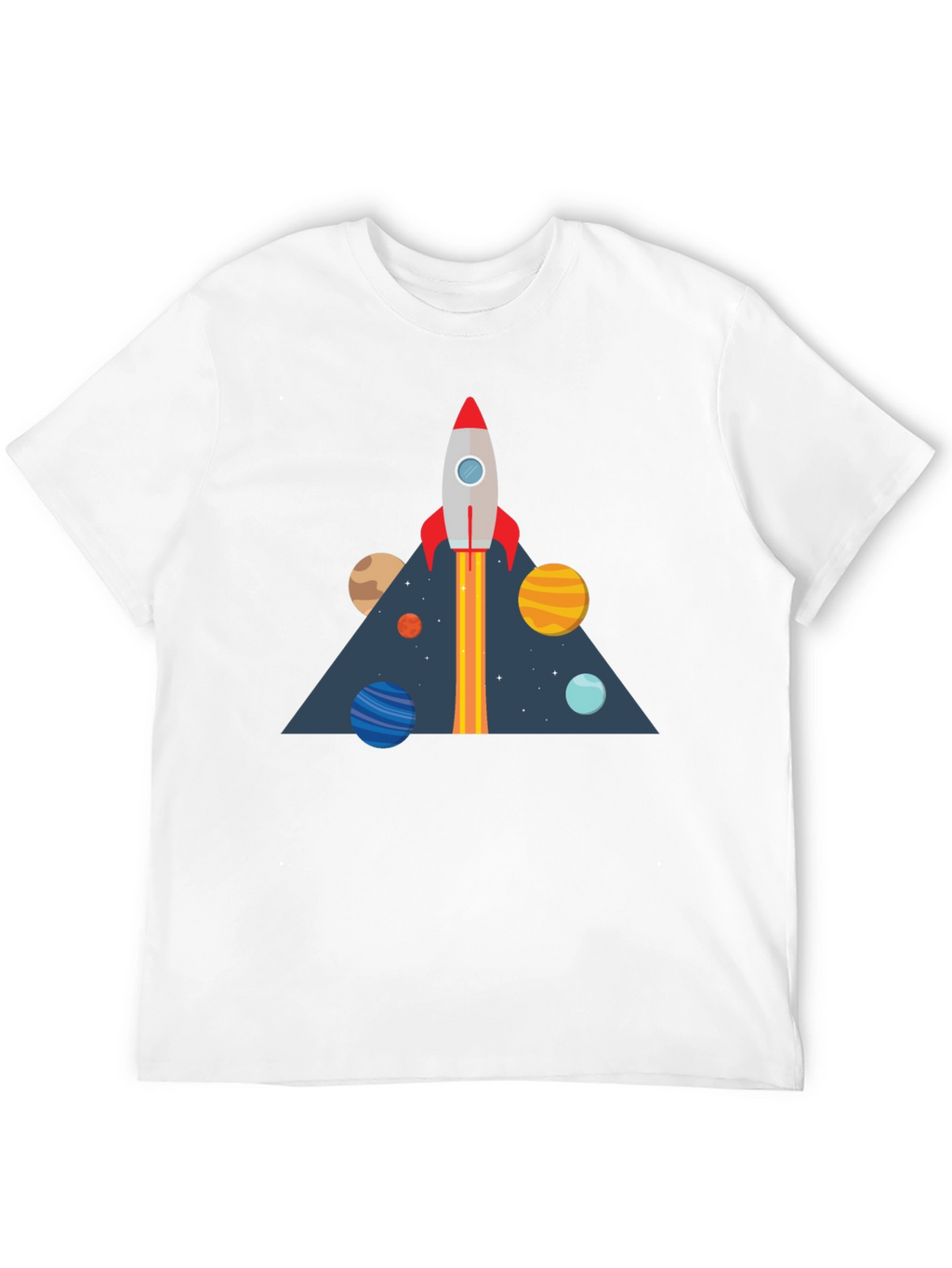 Rocket Launch T-Shirt - Space Adventure Graphic Tee