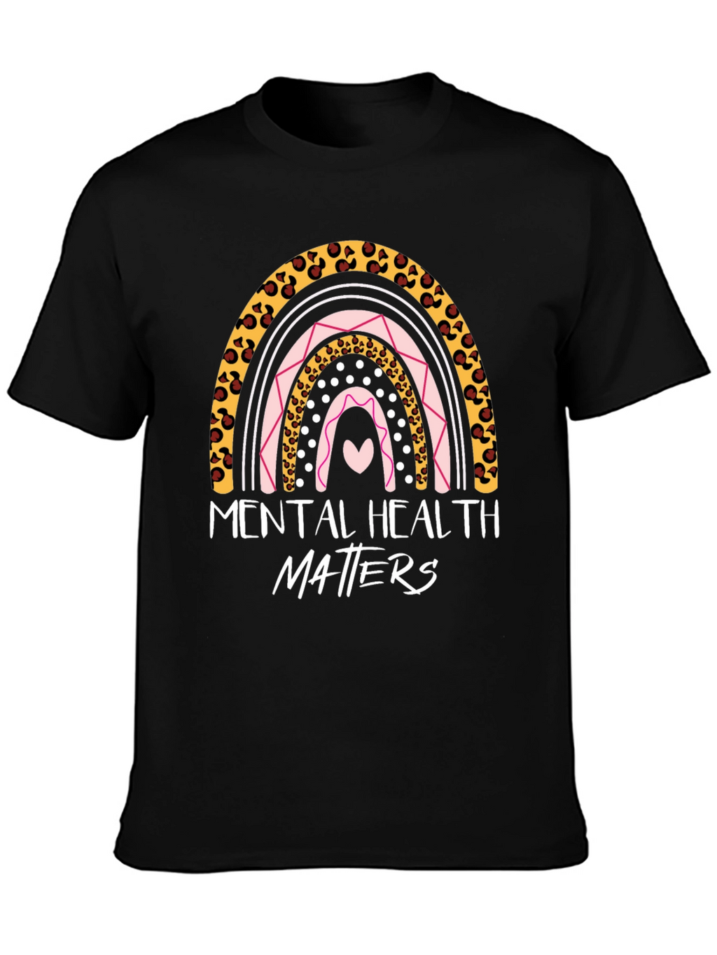Mental Health Matters Rainbow Graphic Tee