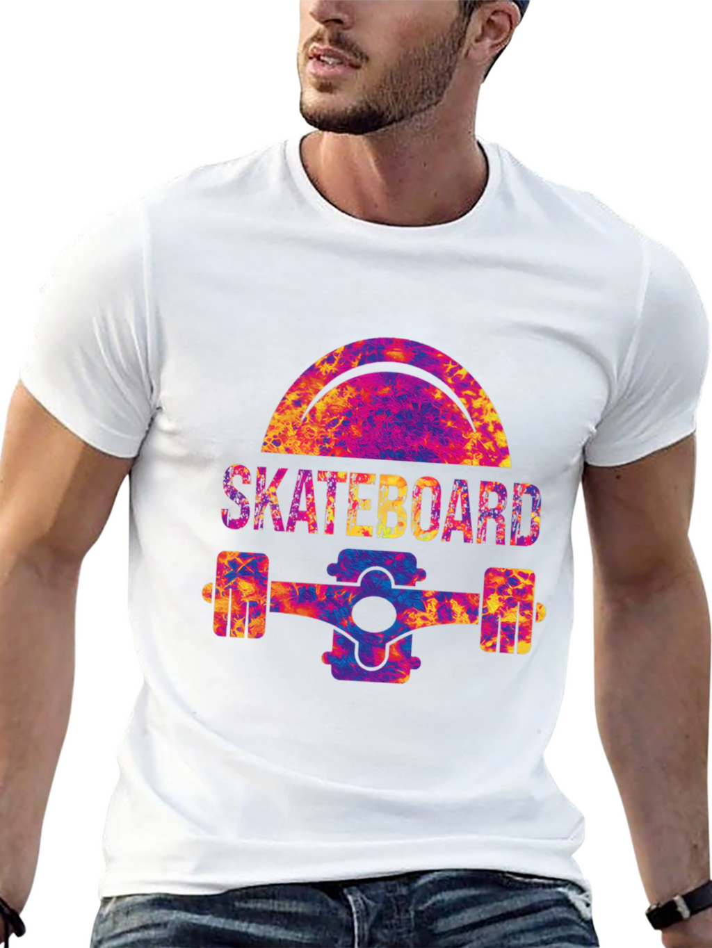 Skateboard Graphic Tee - Stylish Streetwear for Skaters