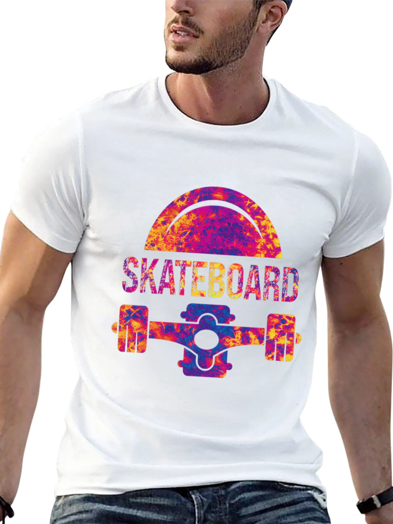 Skateboard Graphic Tee - Stylish Streetwear for Skaters