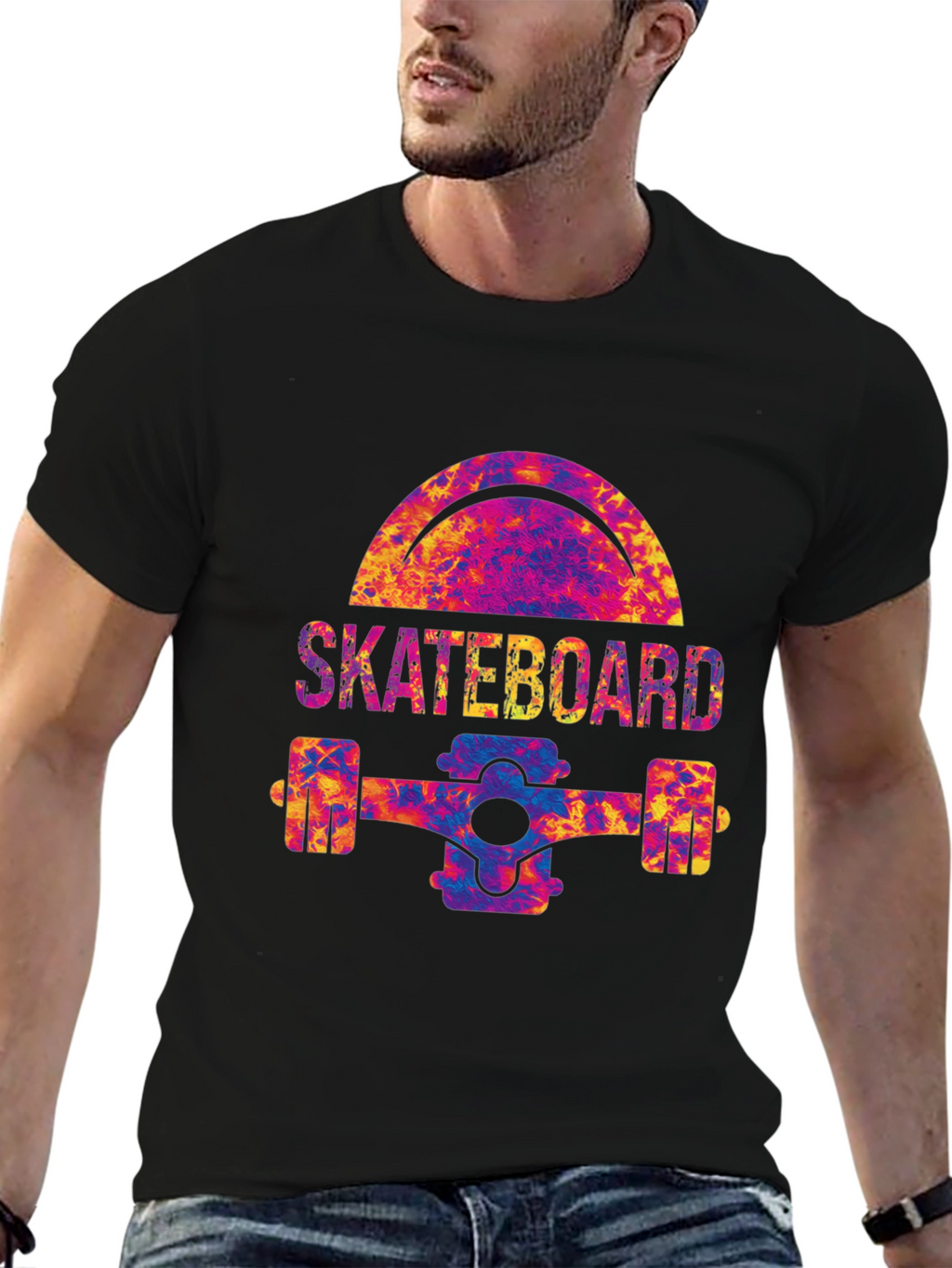Skateboard Graphic Tee - Stylish Streetwear for Skaters