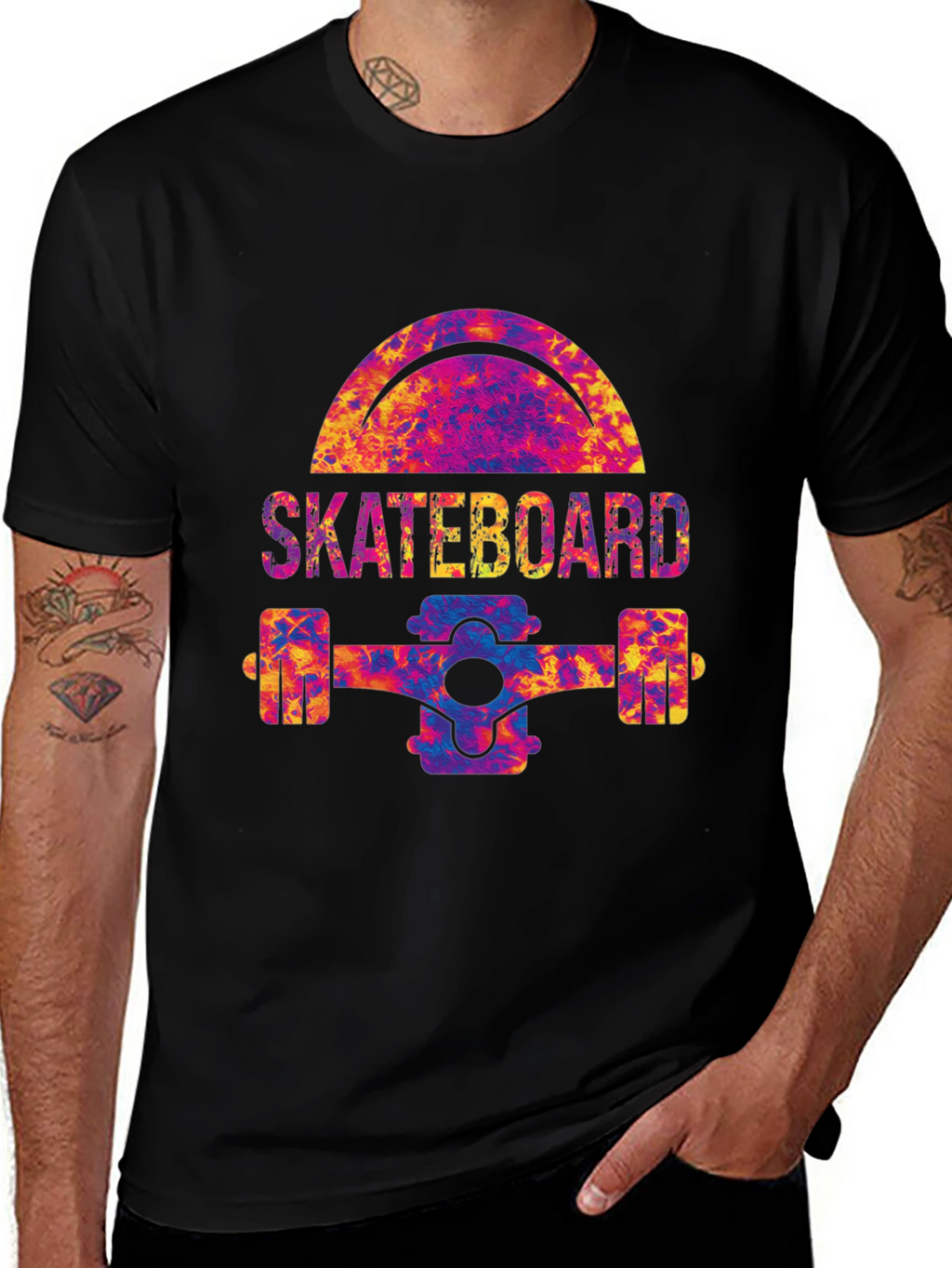 Skateboard Graphic Tee - Stylish Streetwear for Skaters