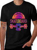 Skateboard Graphic Tee - Stylish Streetwear for Skaters