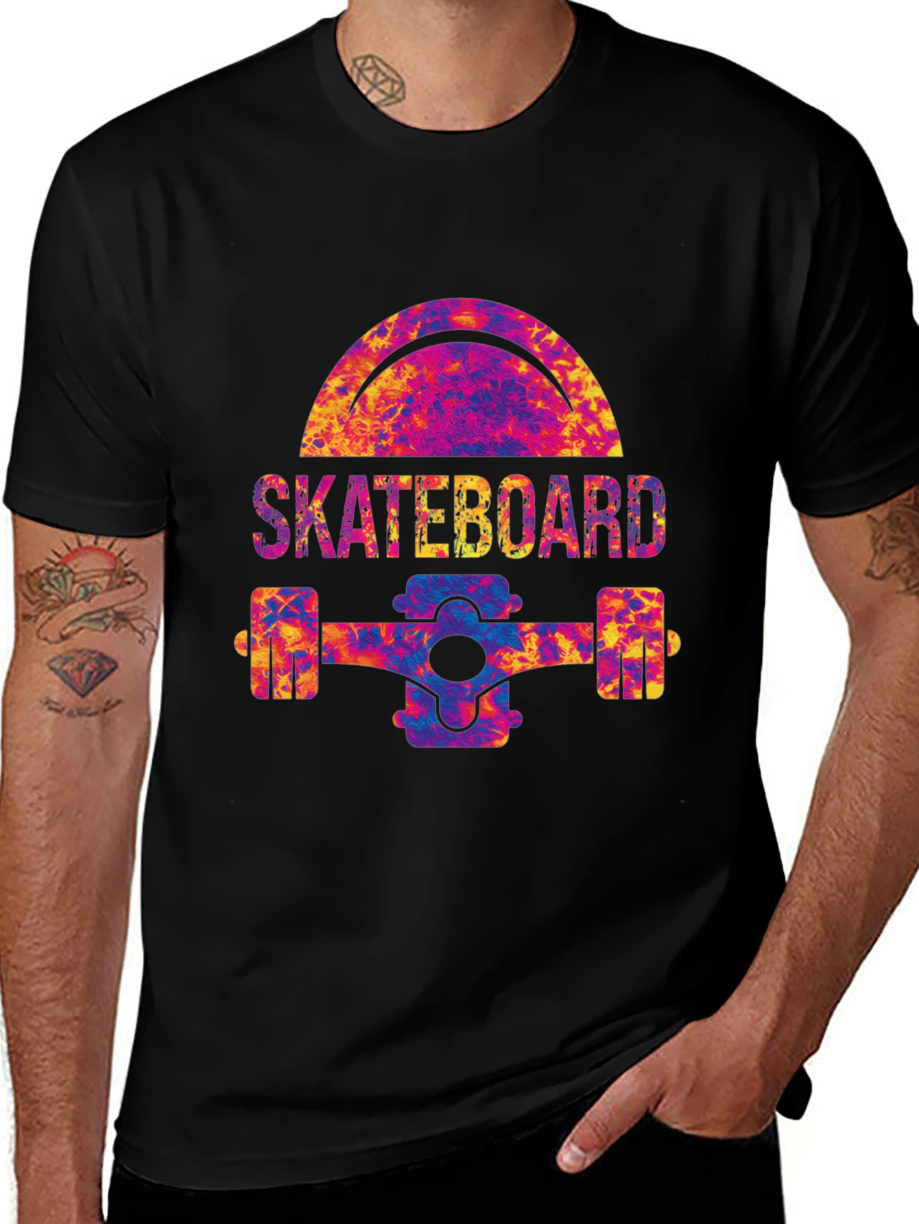 Skateboard Graphic Tee - Stylish Streetwear for Skaters