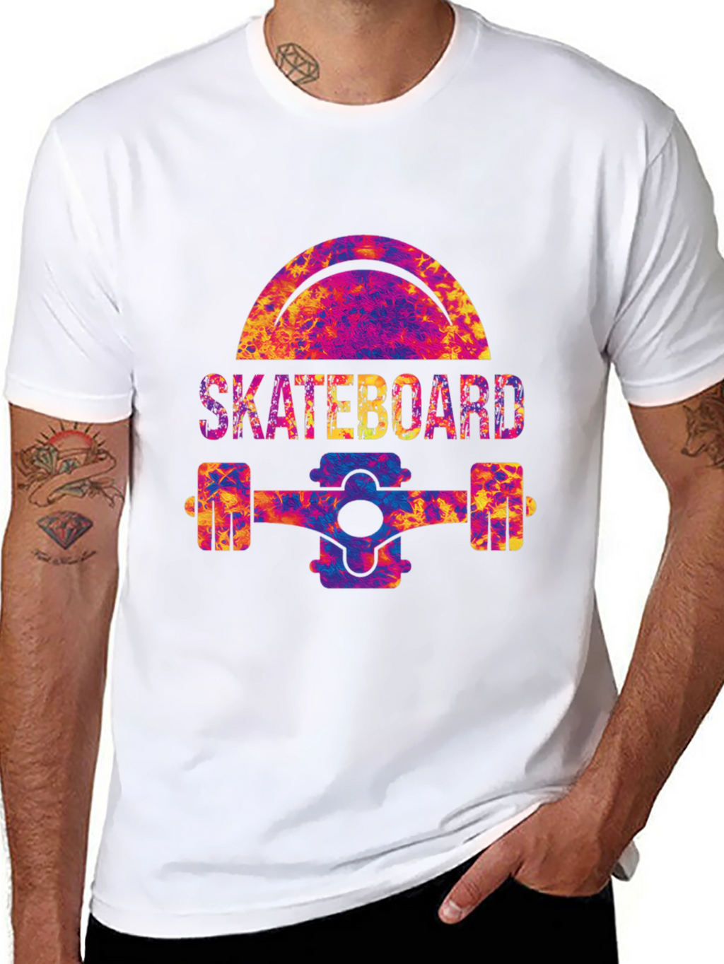 Skateboard Graphic Tee - Stylish Streetwear for Skaters