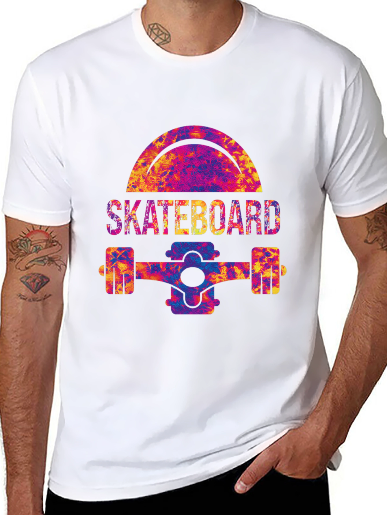 Skateboard Graphic Tee - Stylish Streetwear for Skaters