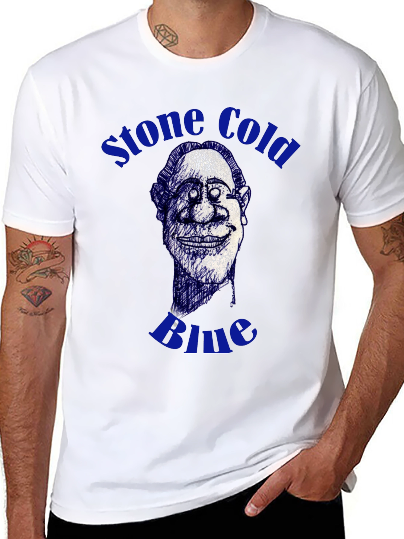 Stone Cold Blue Graphic Tee