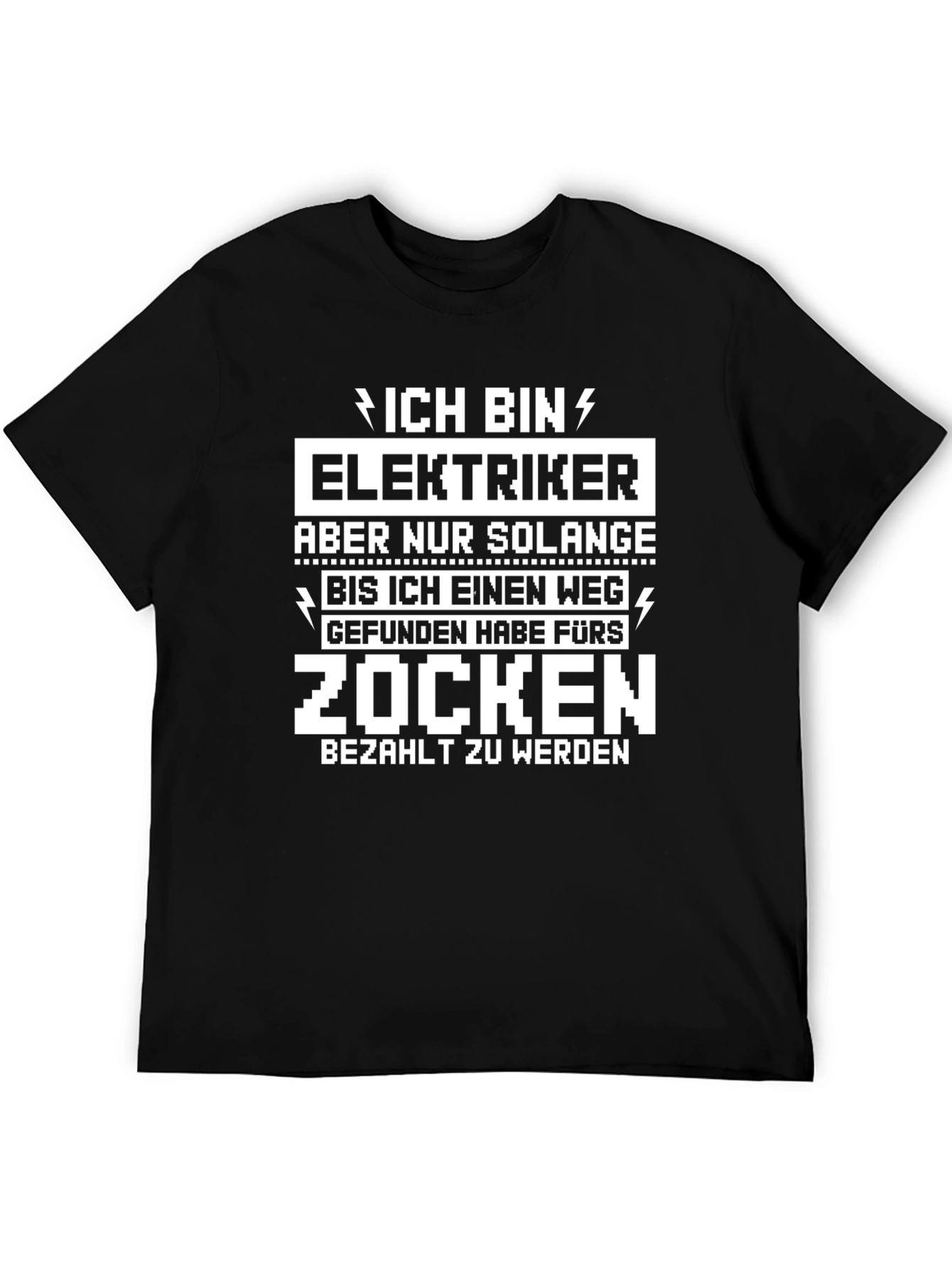 Ich Bin Elektriker Funny Graphic T-Shirt