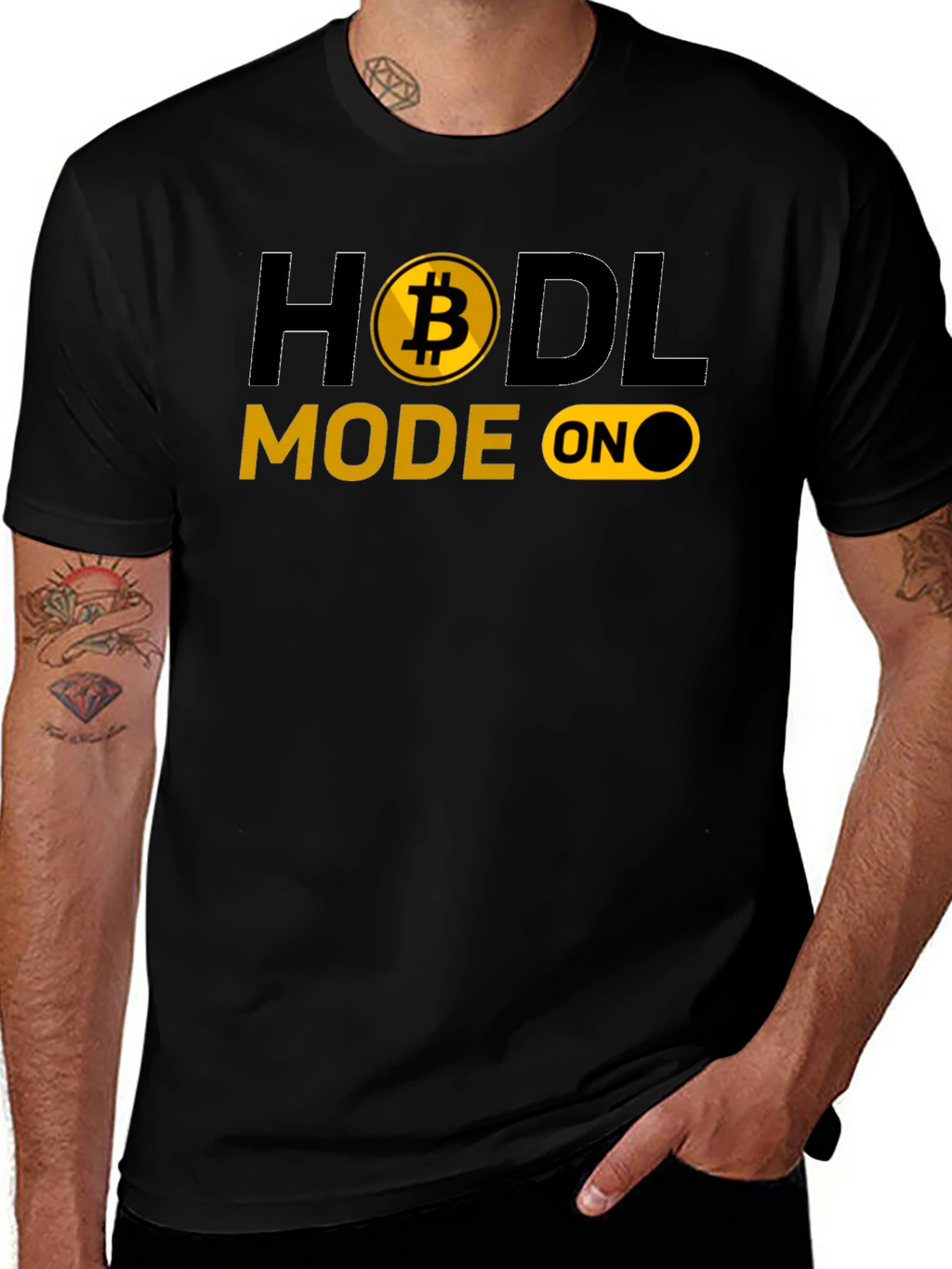 HODL Mode On Bitcoin Crypto T-Shirt