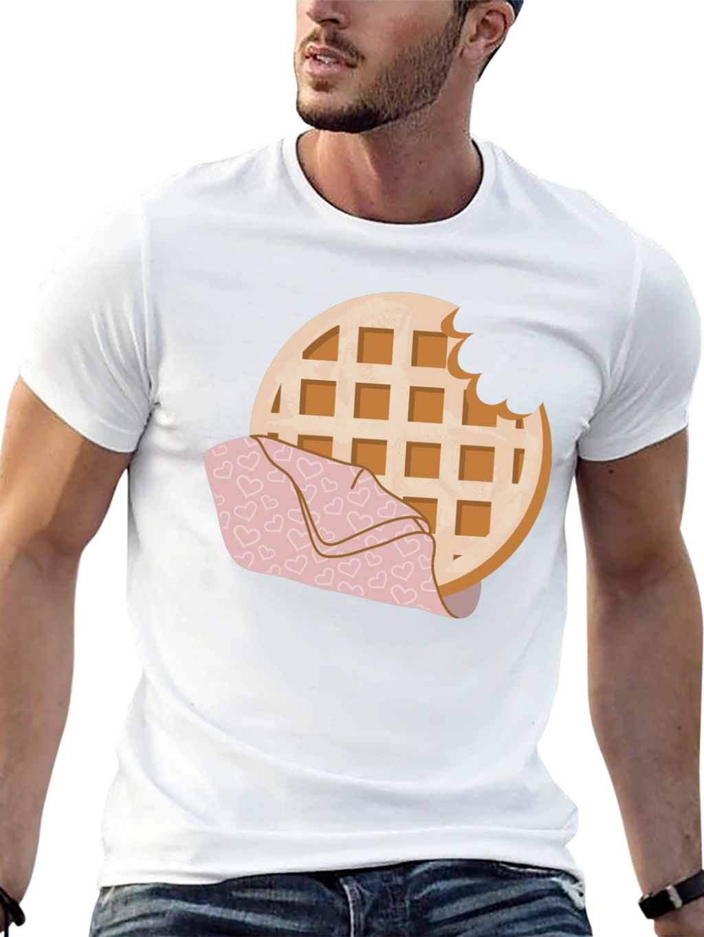 Waffle Lover Graphic Tee - Bite Me