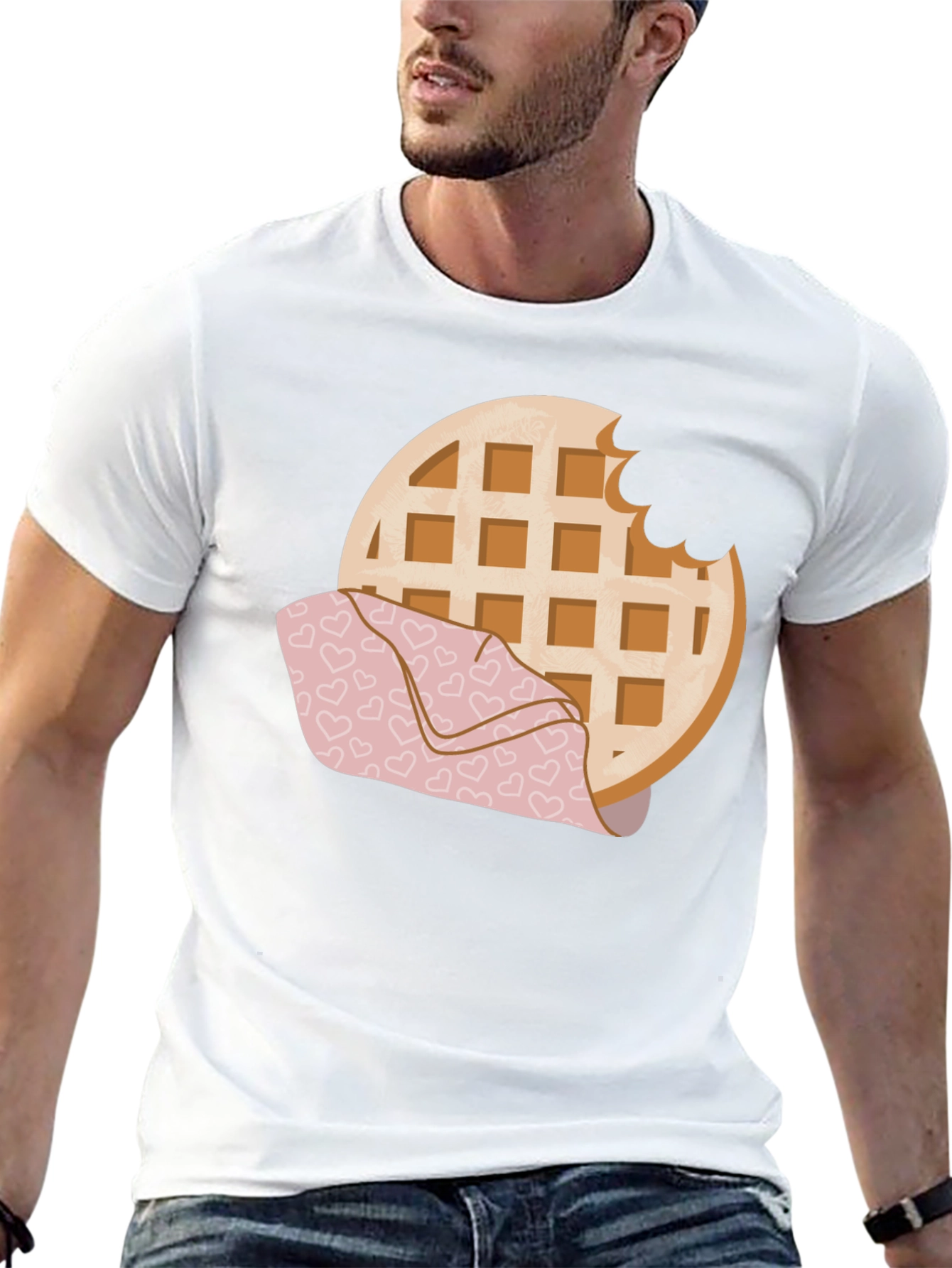 Waffle Lover Graphic Tee - Bite Me