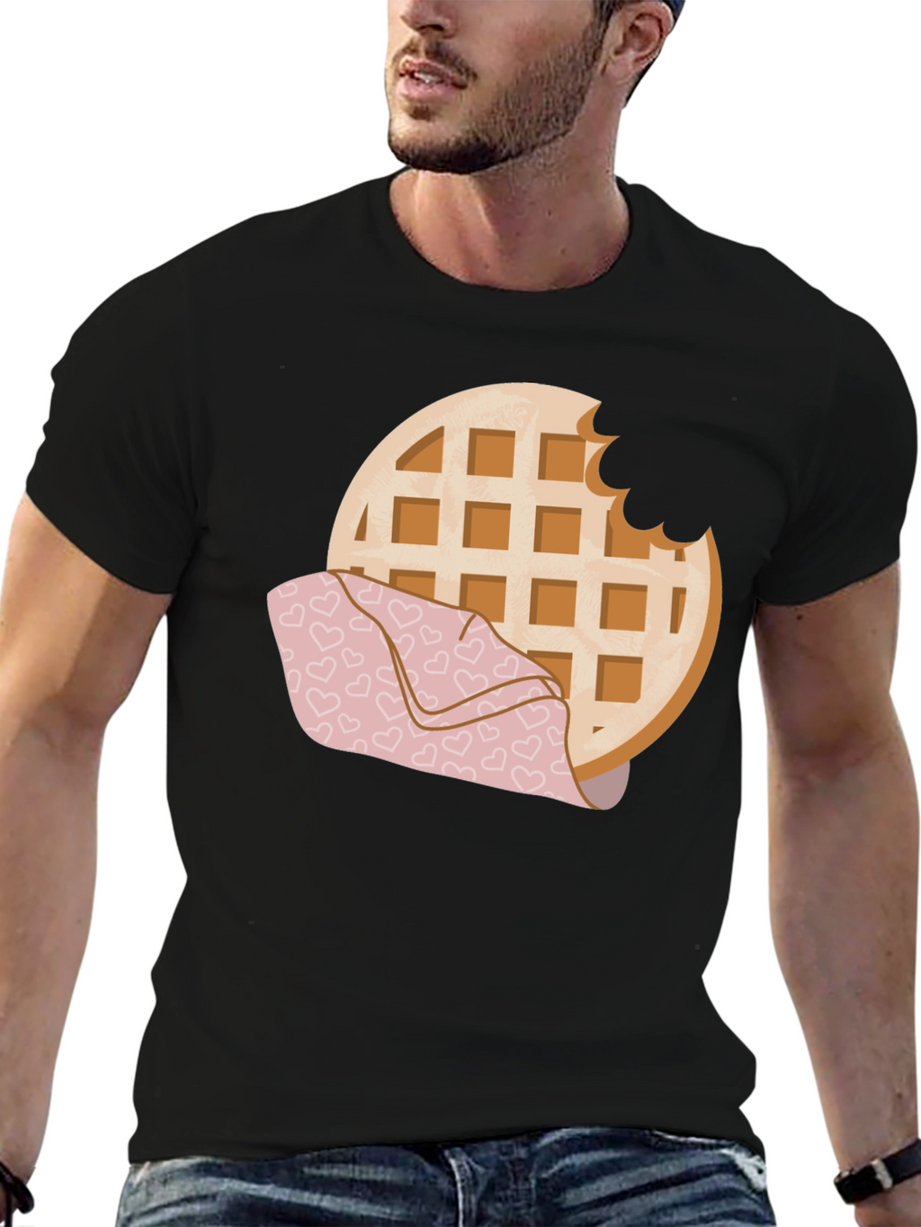 Waffle Lover Graphic Tee - Bite Me