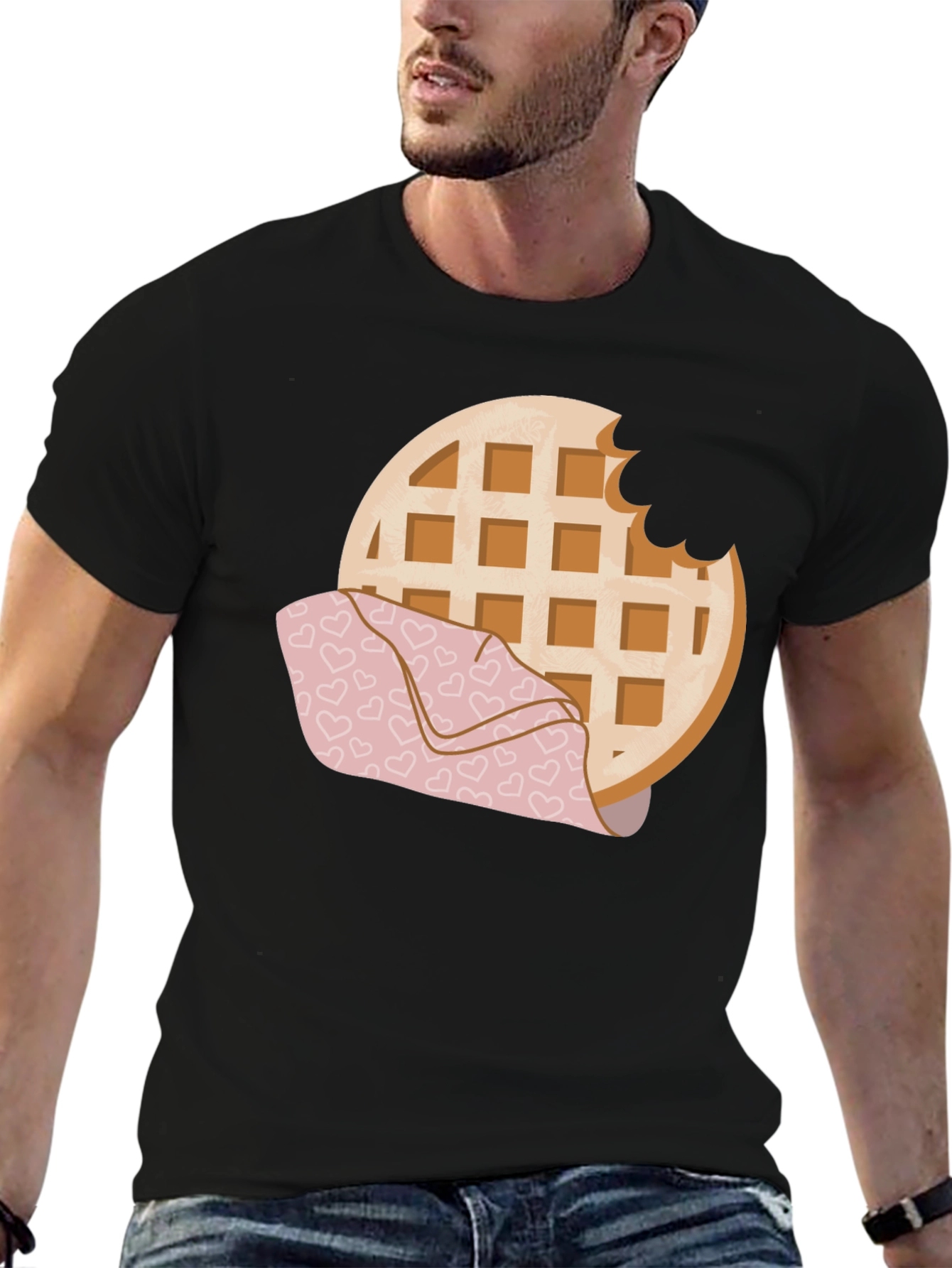 Waffle Lover Graphic Tee - Bite Me
