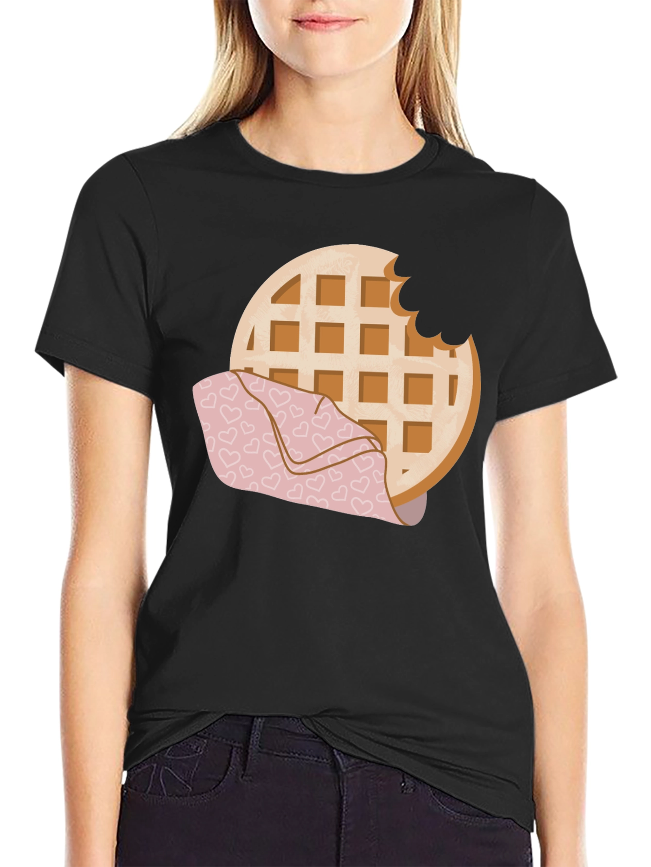 Waffle Lover Graphic Tee - Bite Me