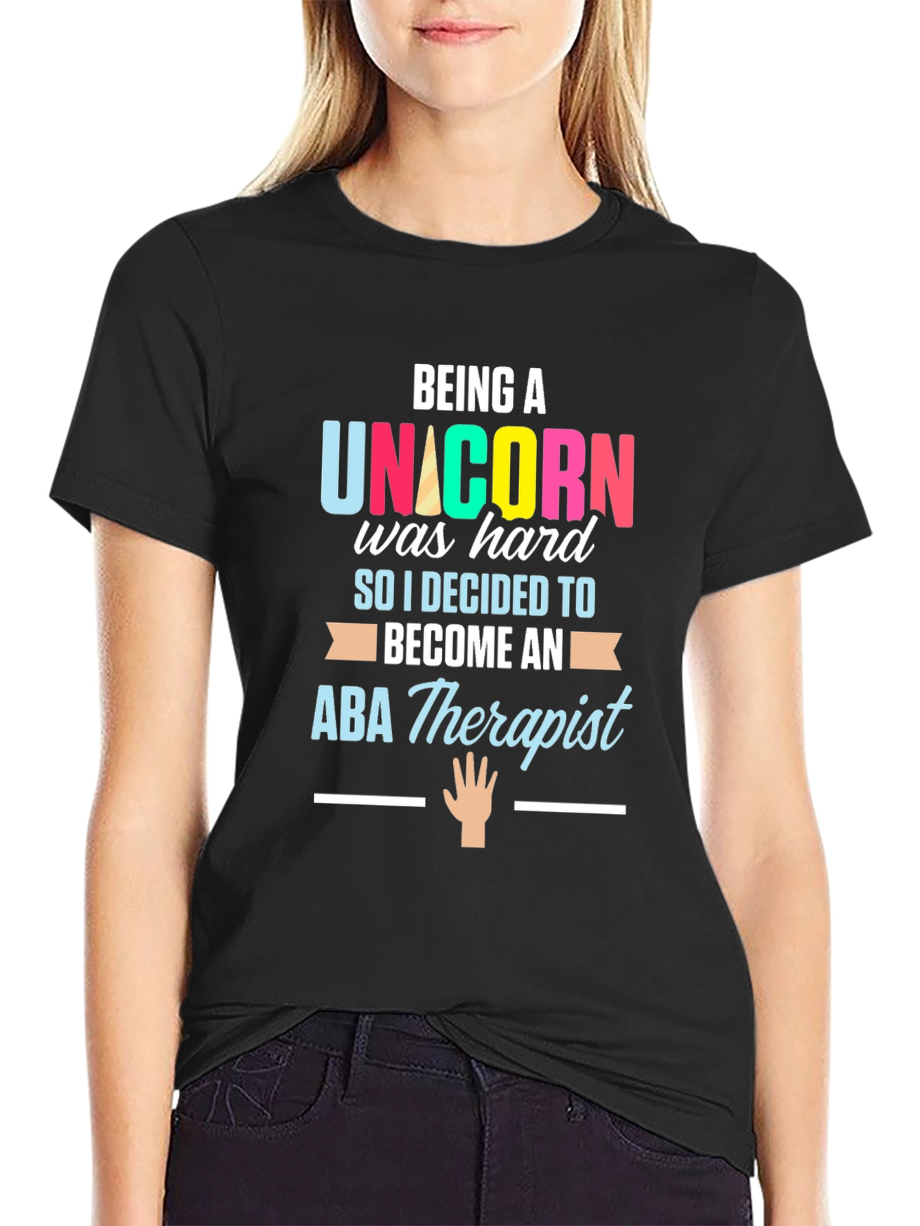 Unicorn ABA Therapist T-Shirt