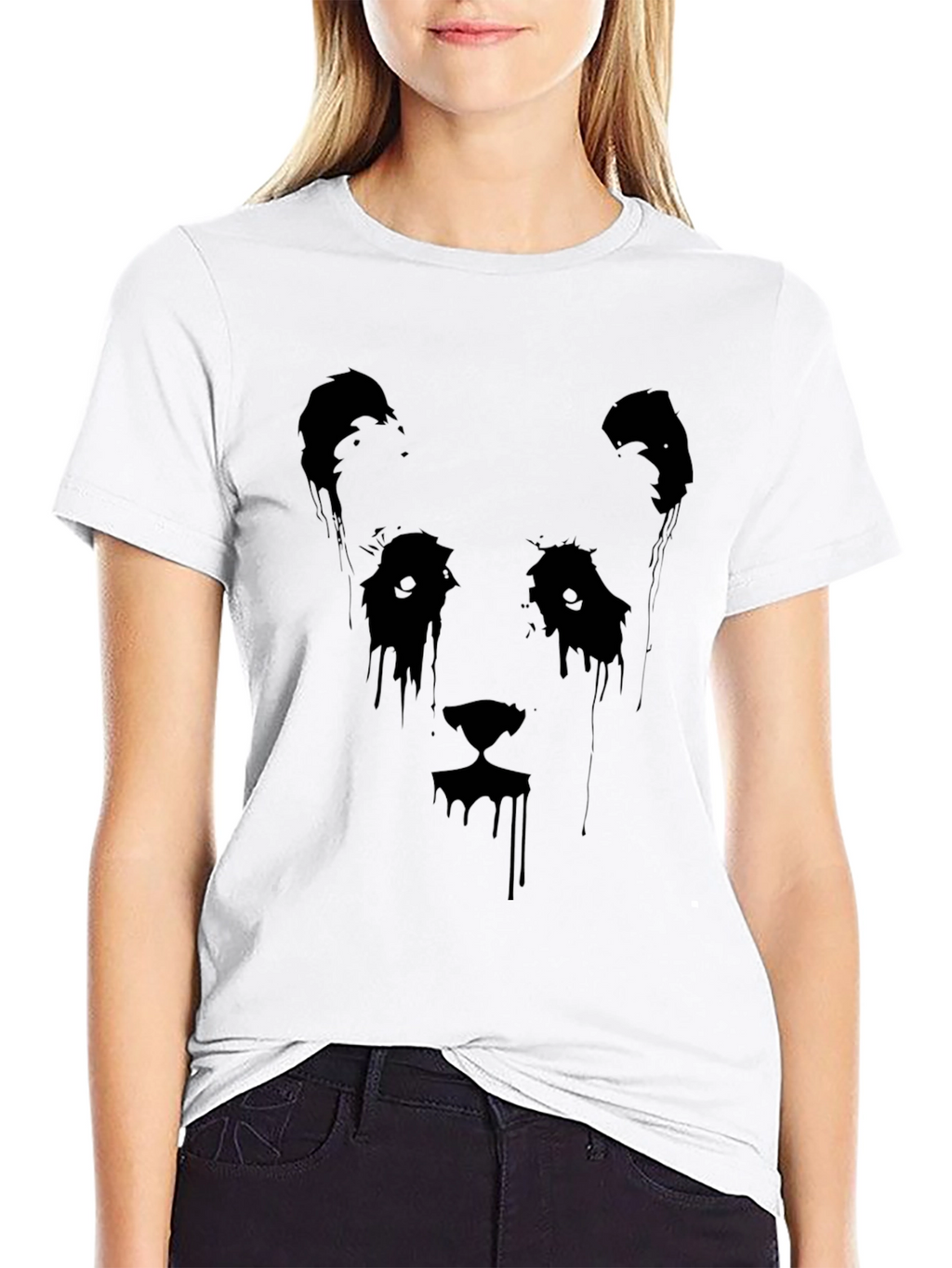 Black Panda Graphic Tee - Mens Short Sleeve