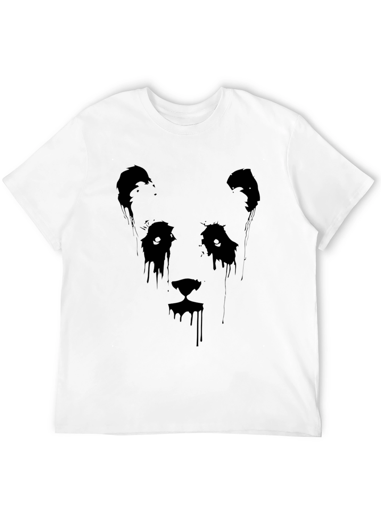 Black Panda Graphic Tee - Mens Short Sleeve