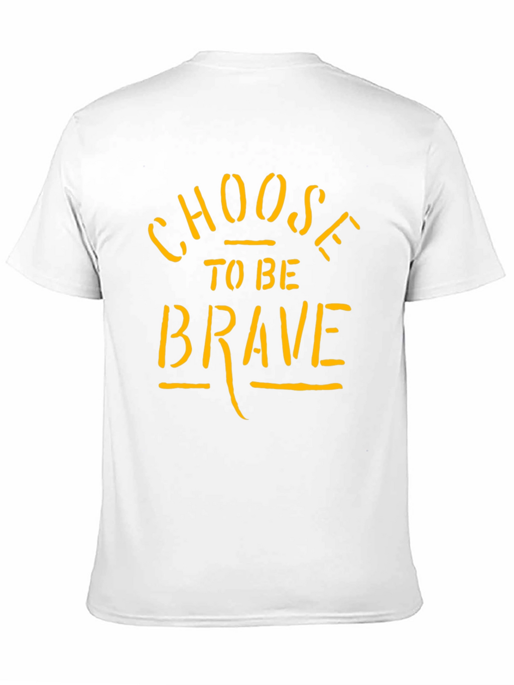 Choose To Be Brave Black Graphic T-Shirt
