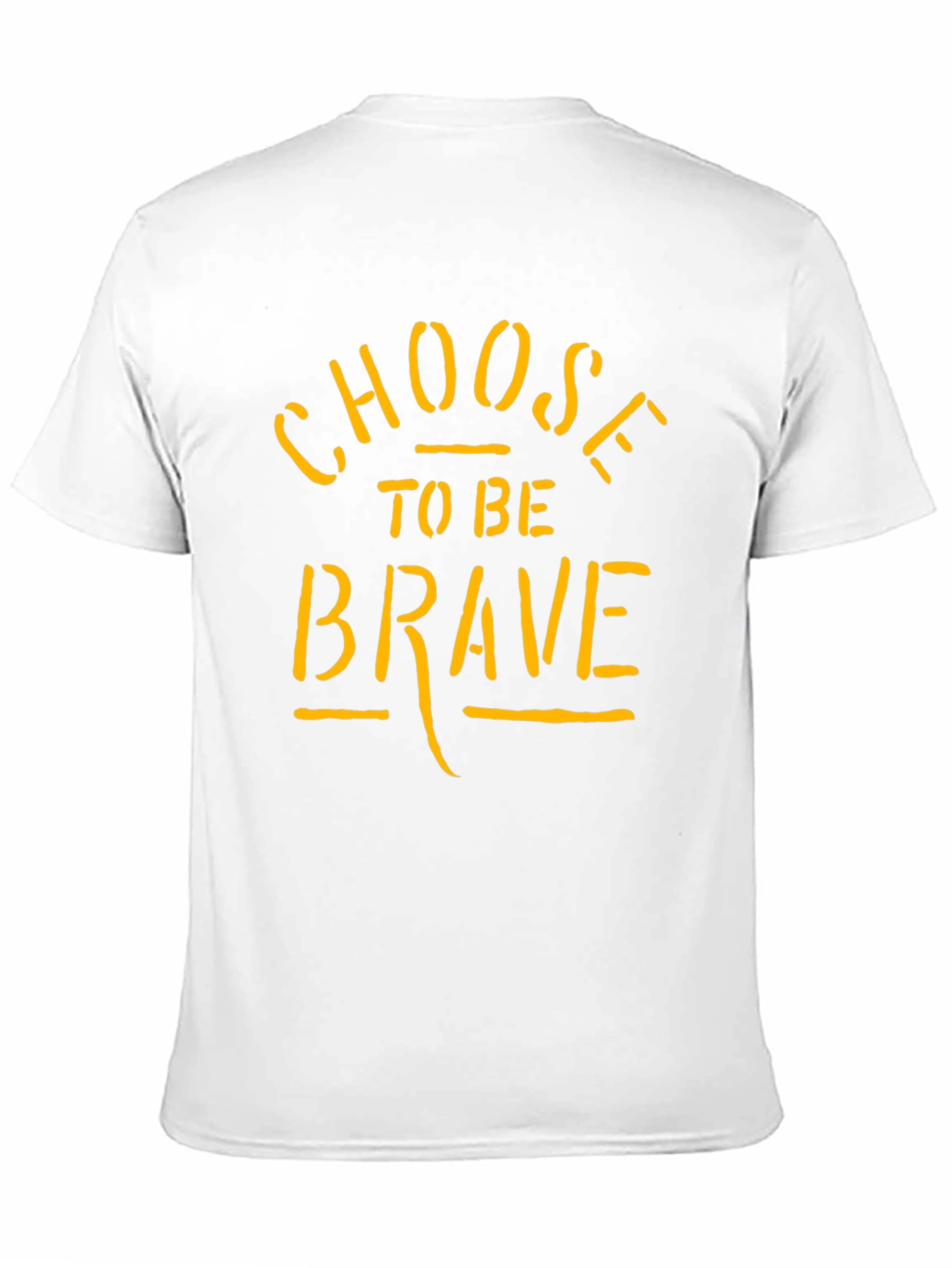 Choose To Be Brave Black Graphic T-Shirt