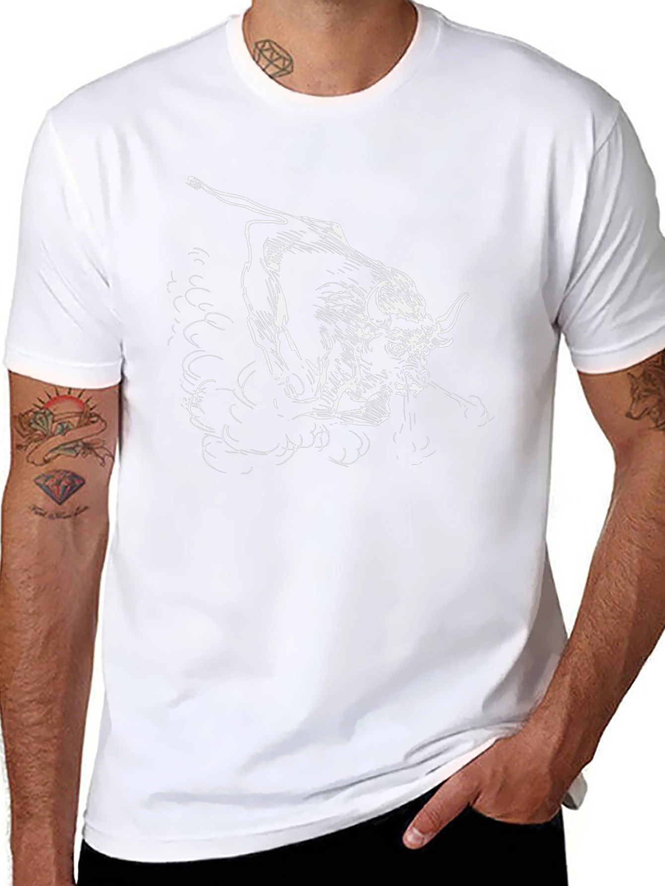 Raging Bull Graphic Tee - Mens Black T-Shirt