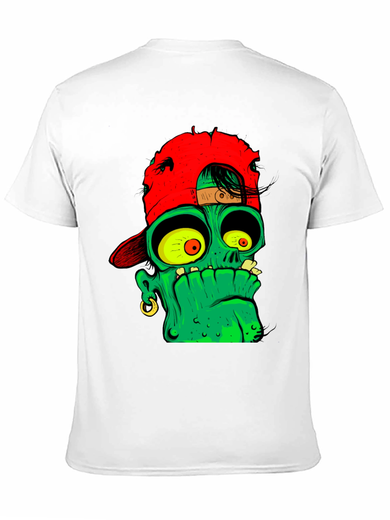 Zombie Cartoon Graphic T-Shirt