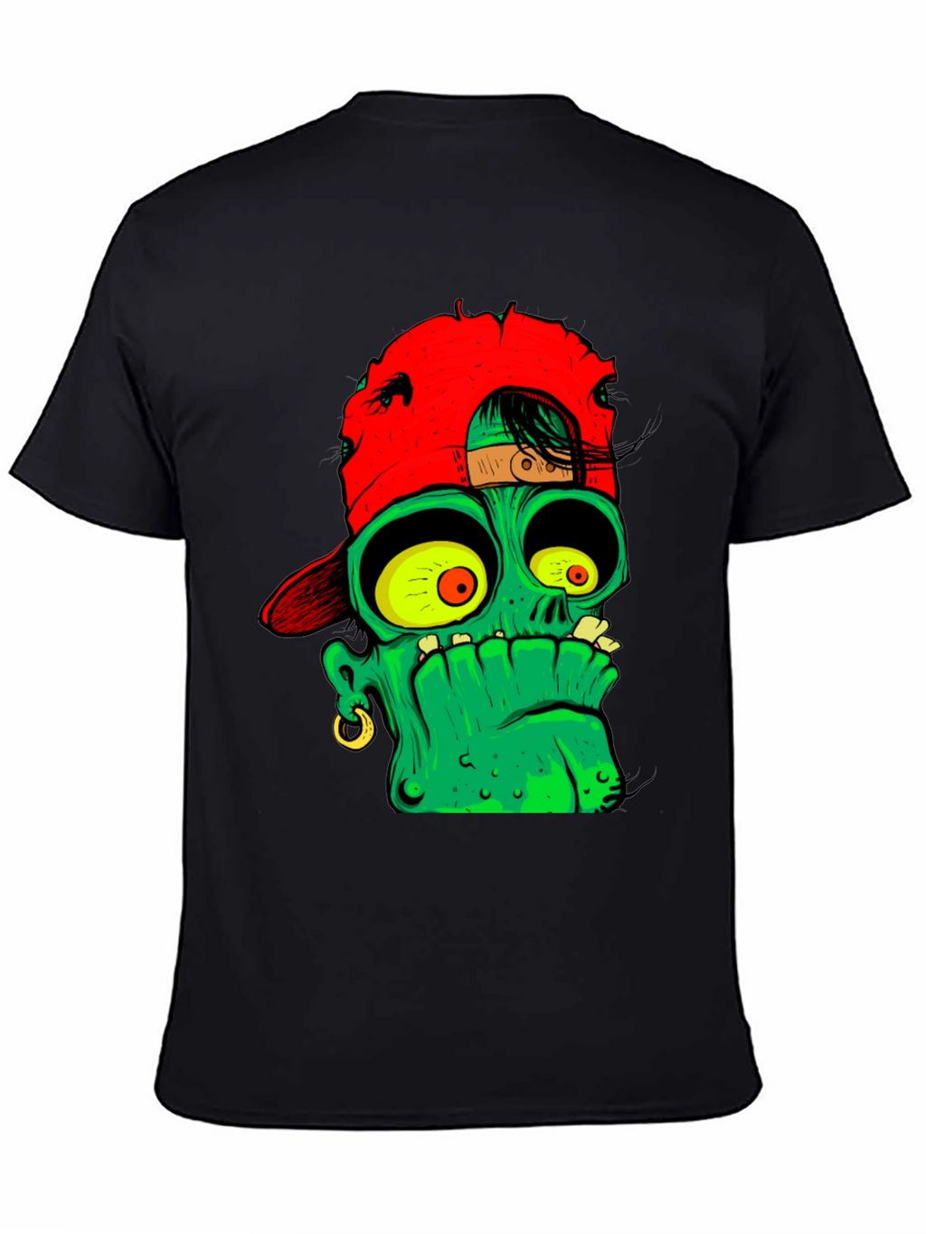 Zombie Cartoon Graphic T-Shirt