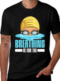 Breathing Is For The Weak Swimmer T-Shirt