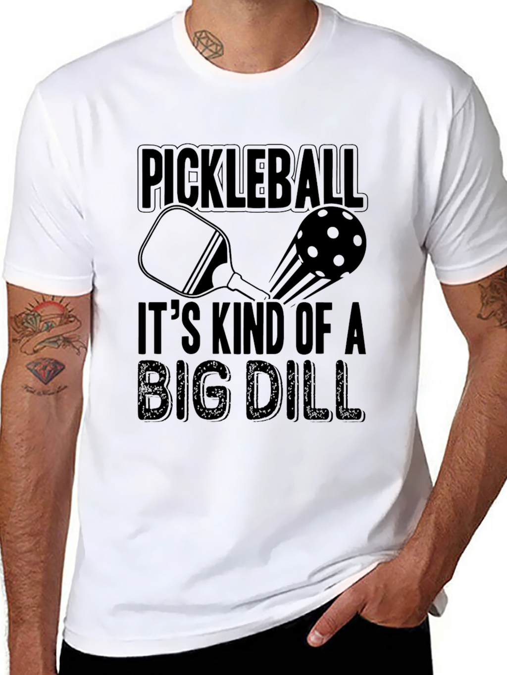 Pickleball Big Dill Graphic T-Shirt