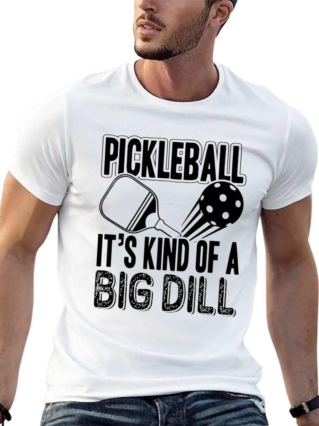 Pickleball Big Dill Graphic T-Shirt