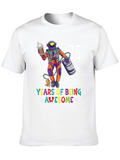 25 Years of Awesome Black Graphic Tee