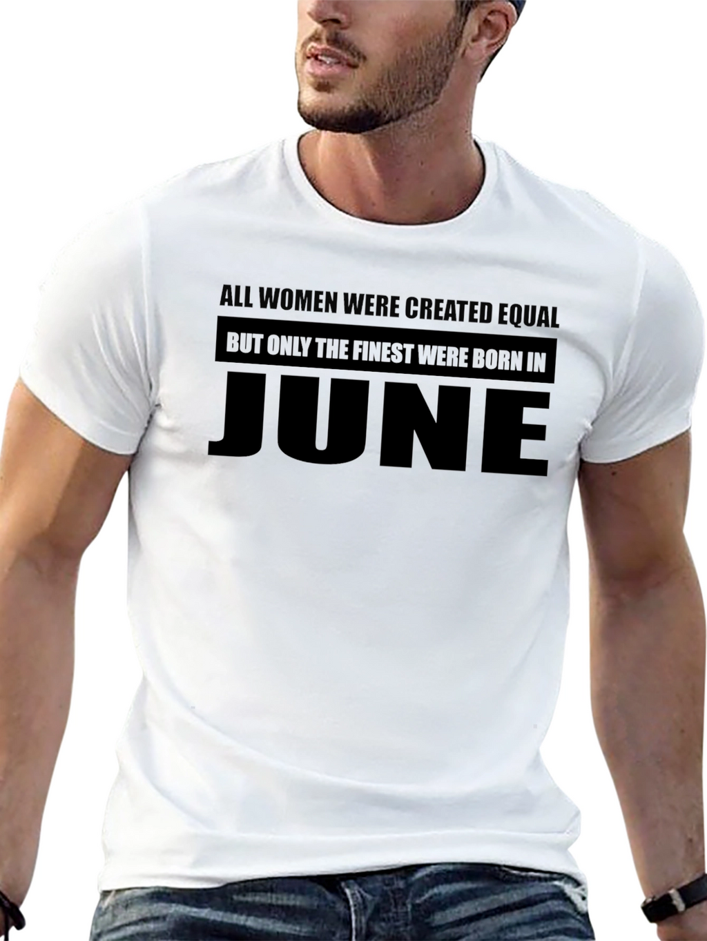 Finest Women Born in June Black T-Shirt
