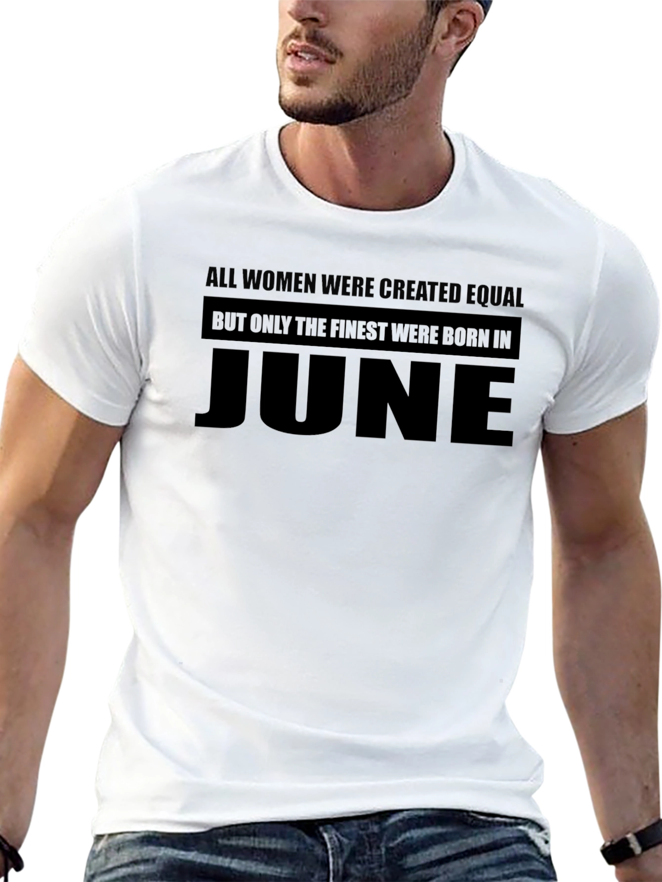 Finest Women Born in June Black T-Shirt