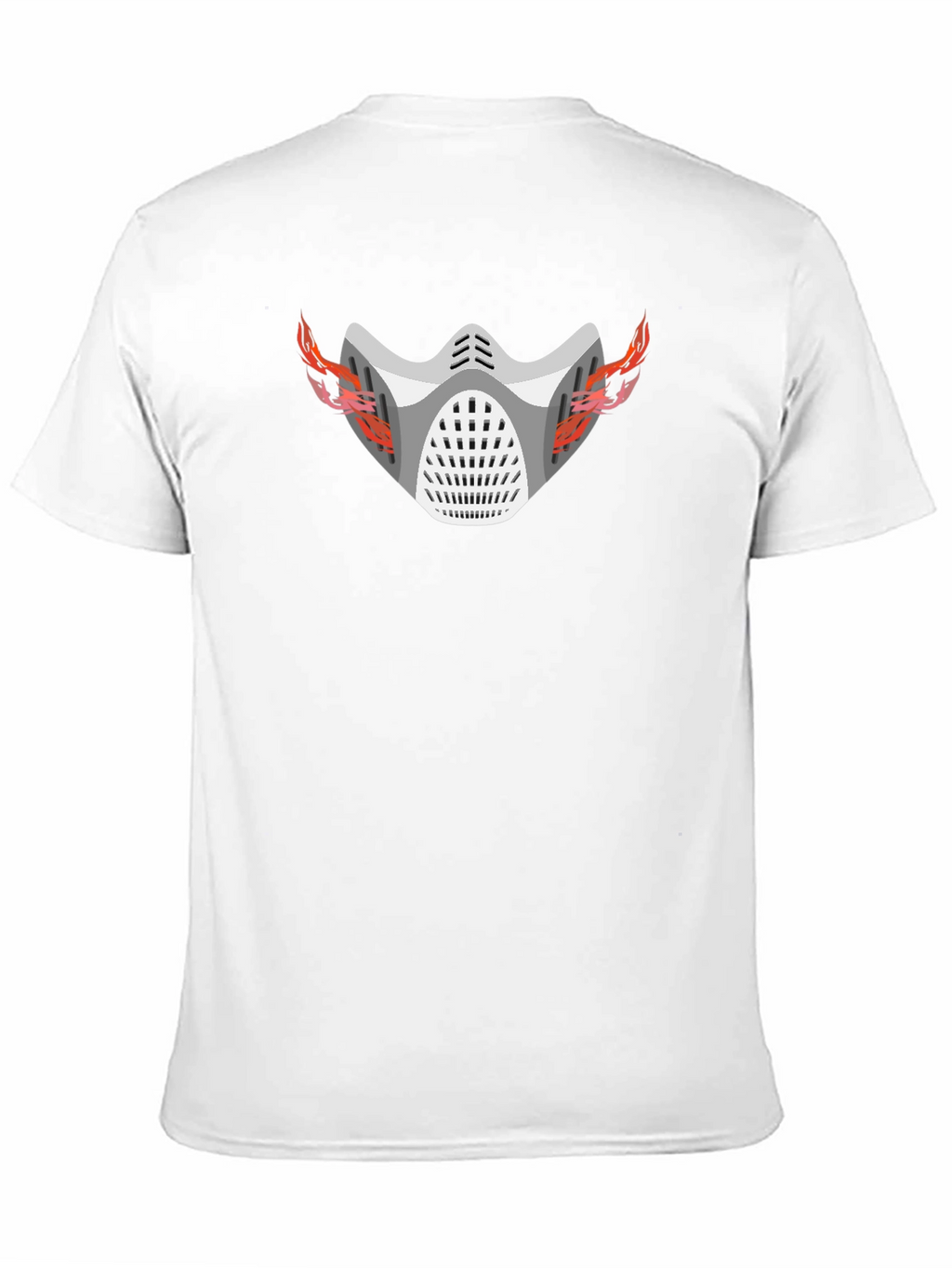 Flaming Mask Graphic T-Shirt