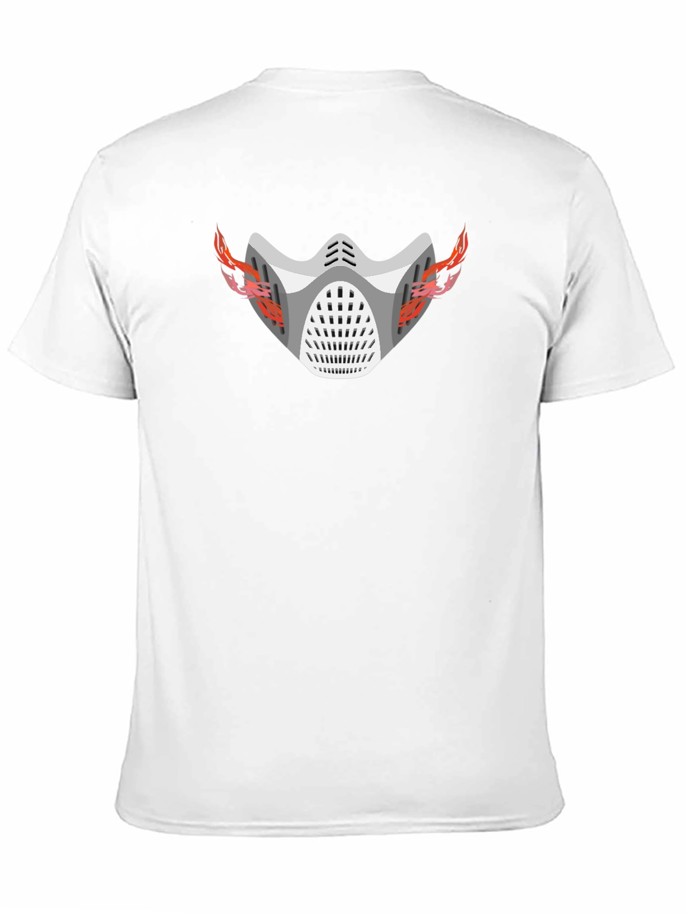 Flaming Mask Graphic T-Shirt